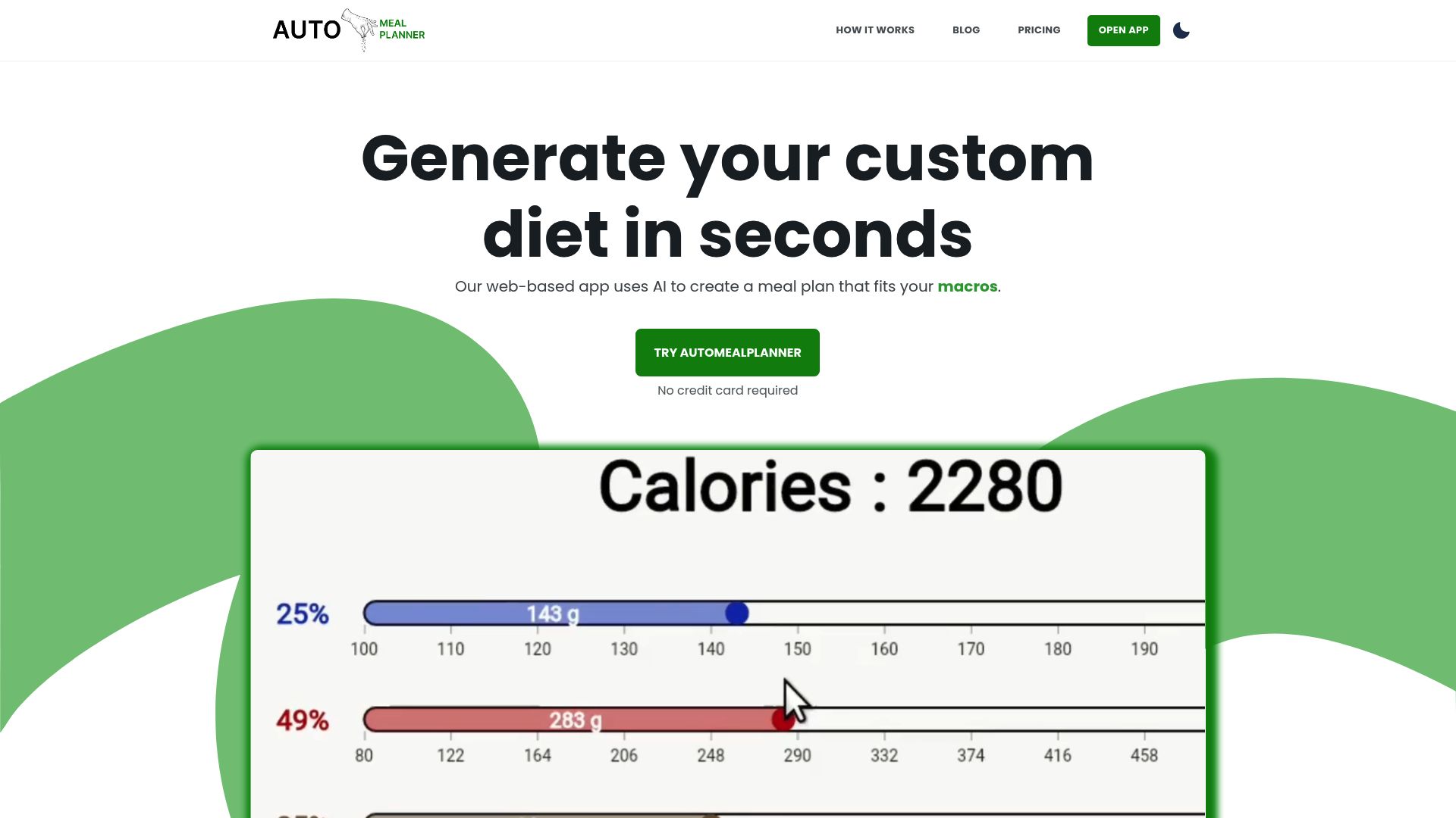 AutoMealPlanner logo