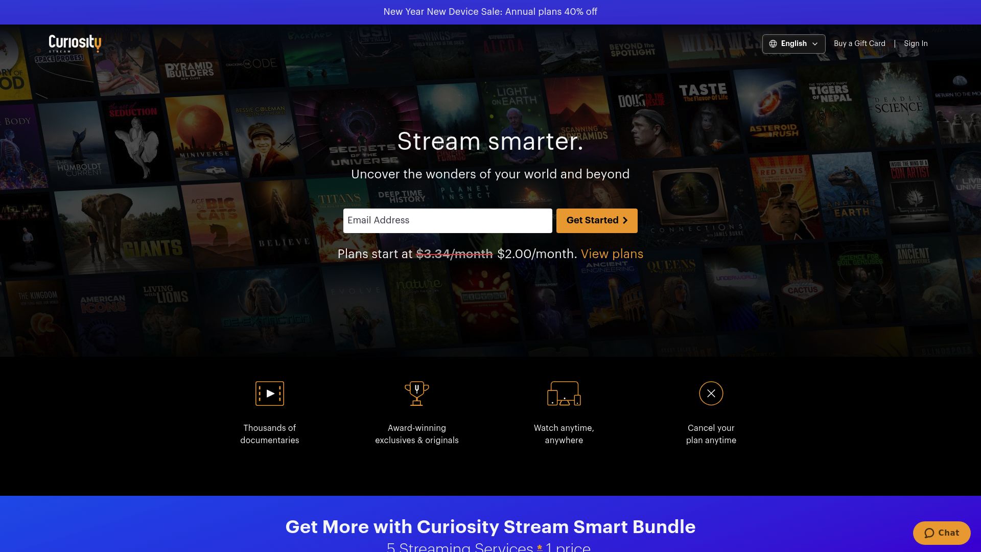 Curiosity Stream logo