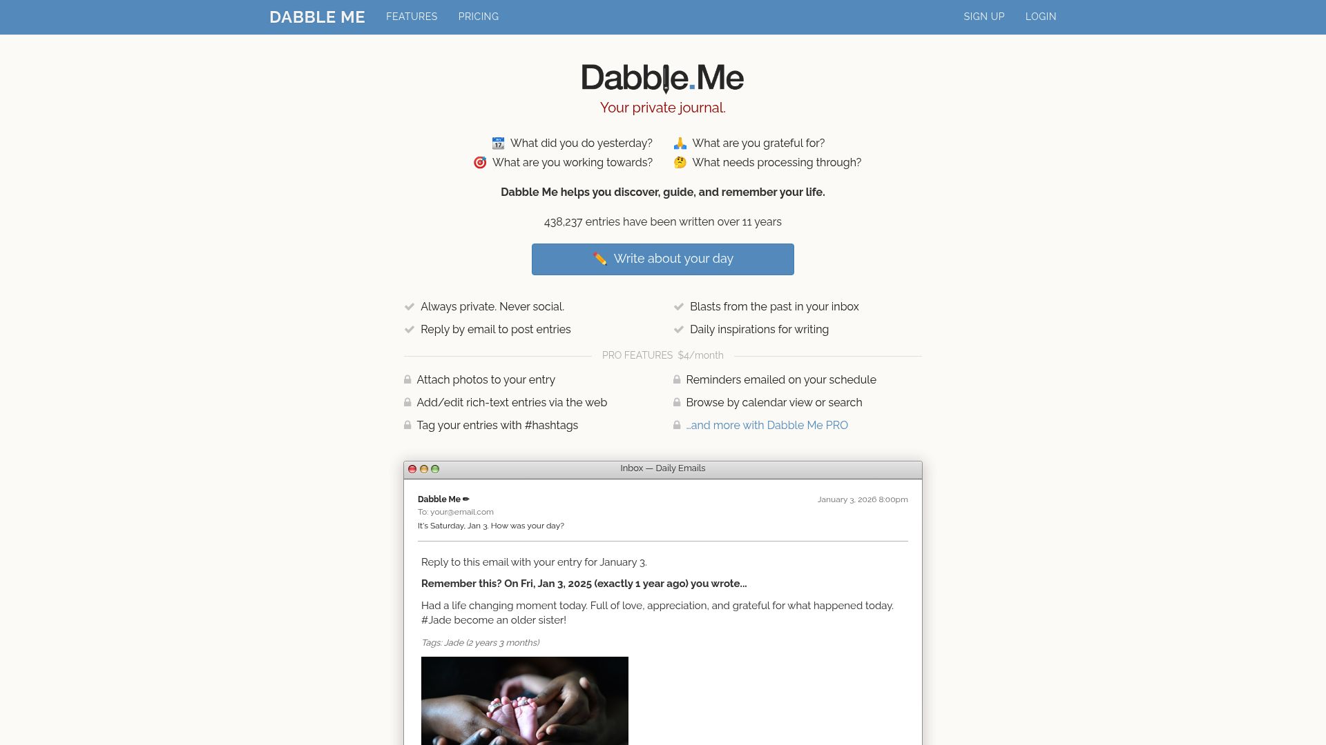 Dabble Me logo