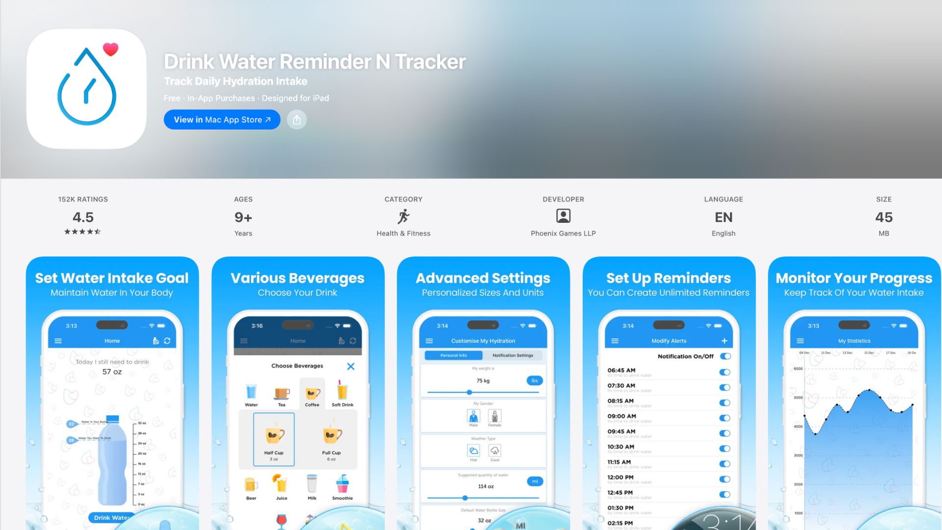 Drink Water Reminder logo