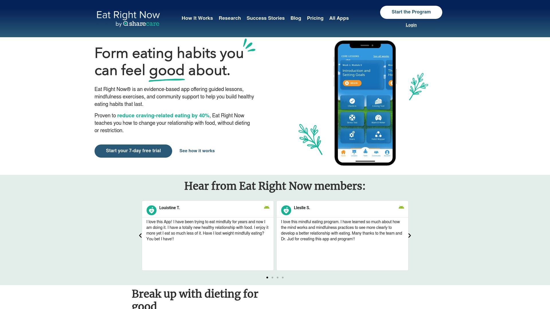 Eat Right Now® logo