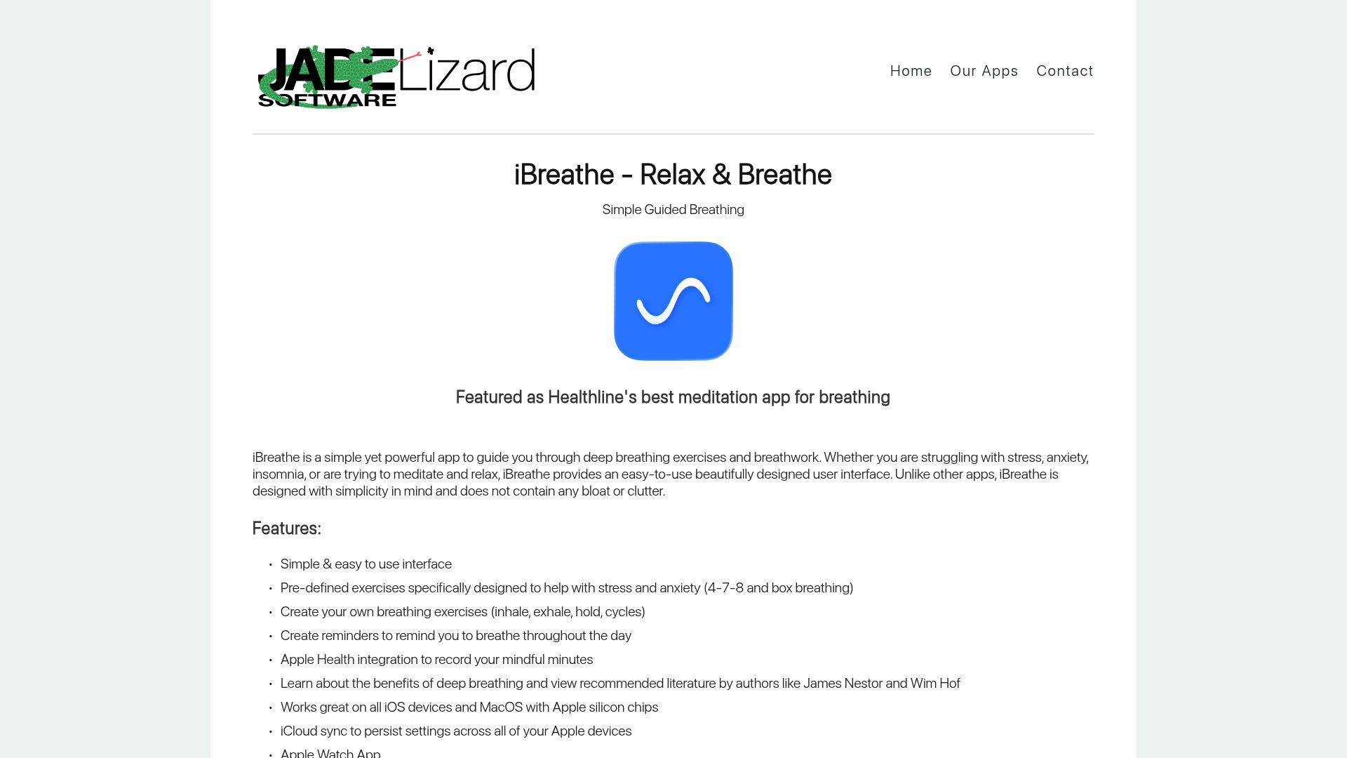 iBreathe logo