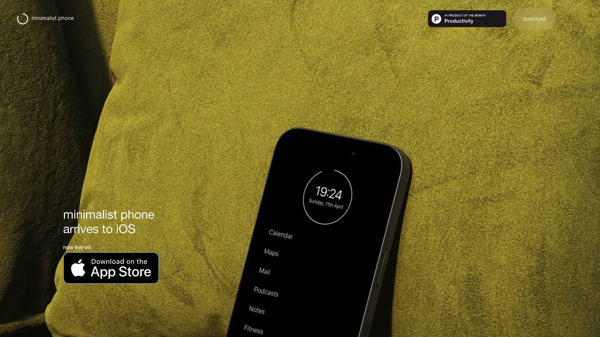 minimalist phone logo