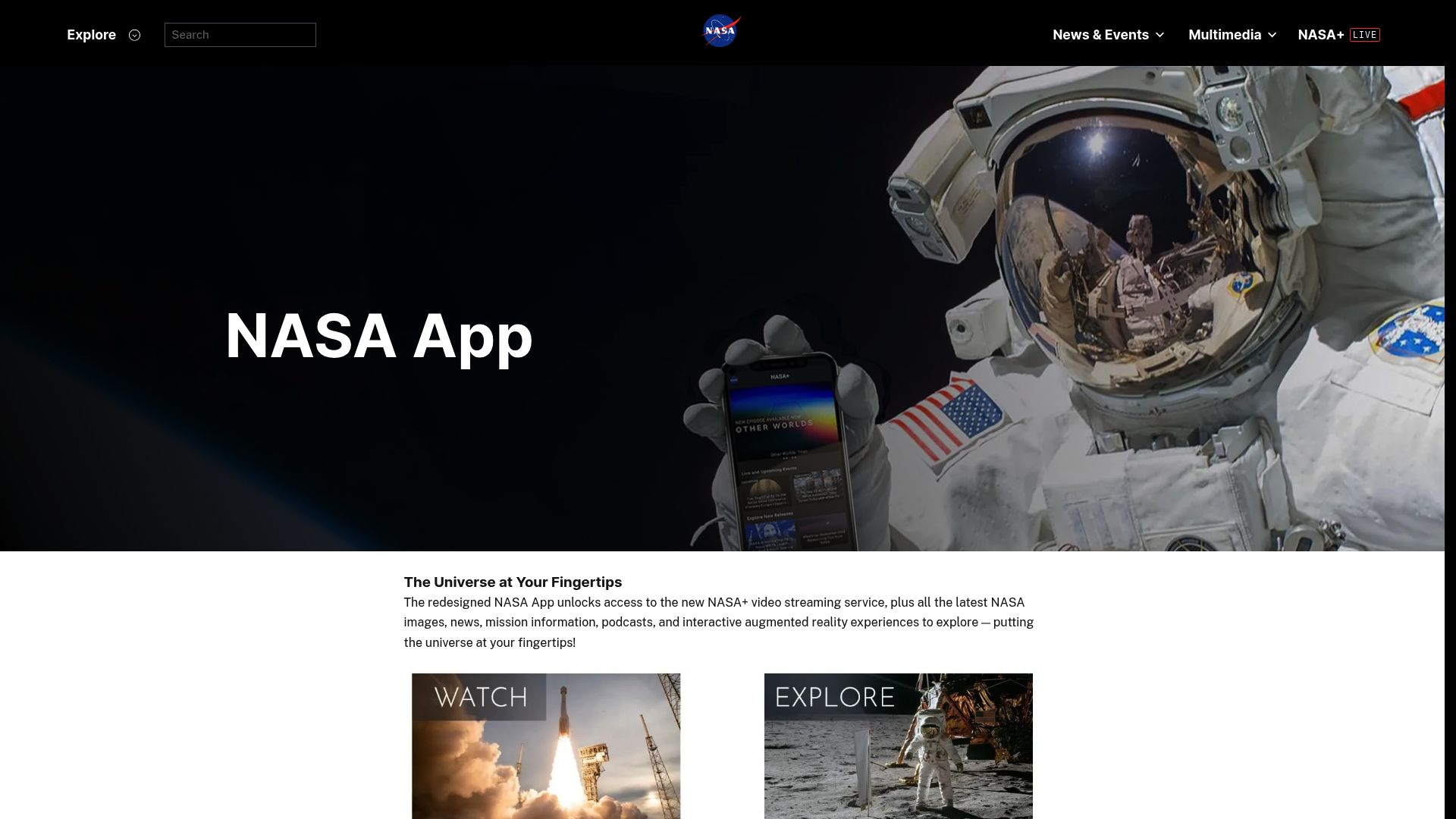 NASA App logo