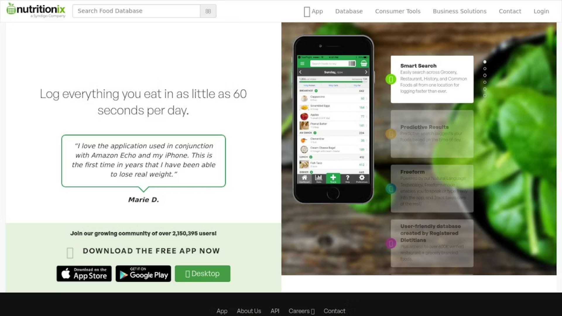 Nutritionix Track logo