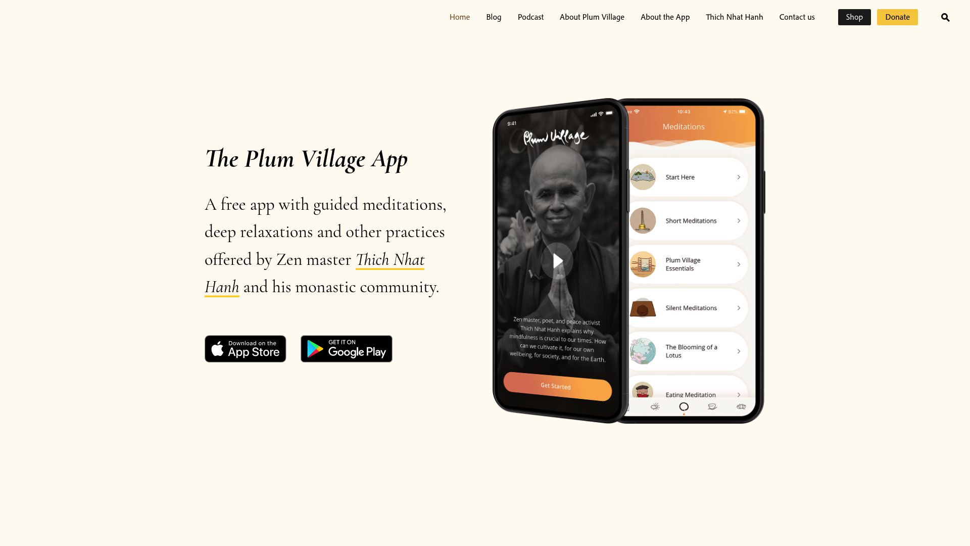 Plum Village App logo