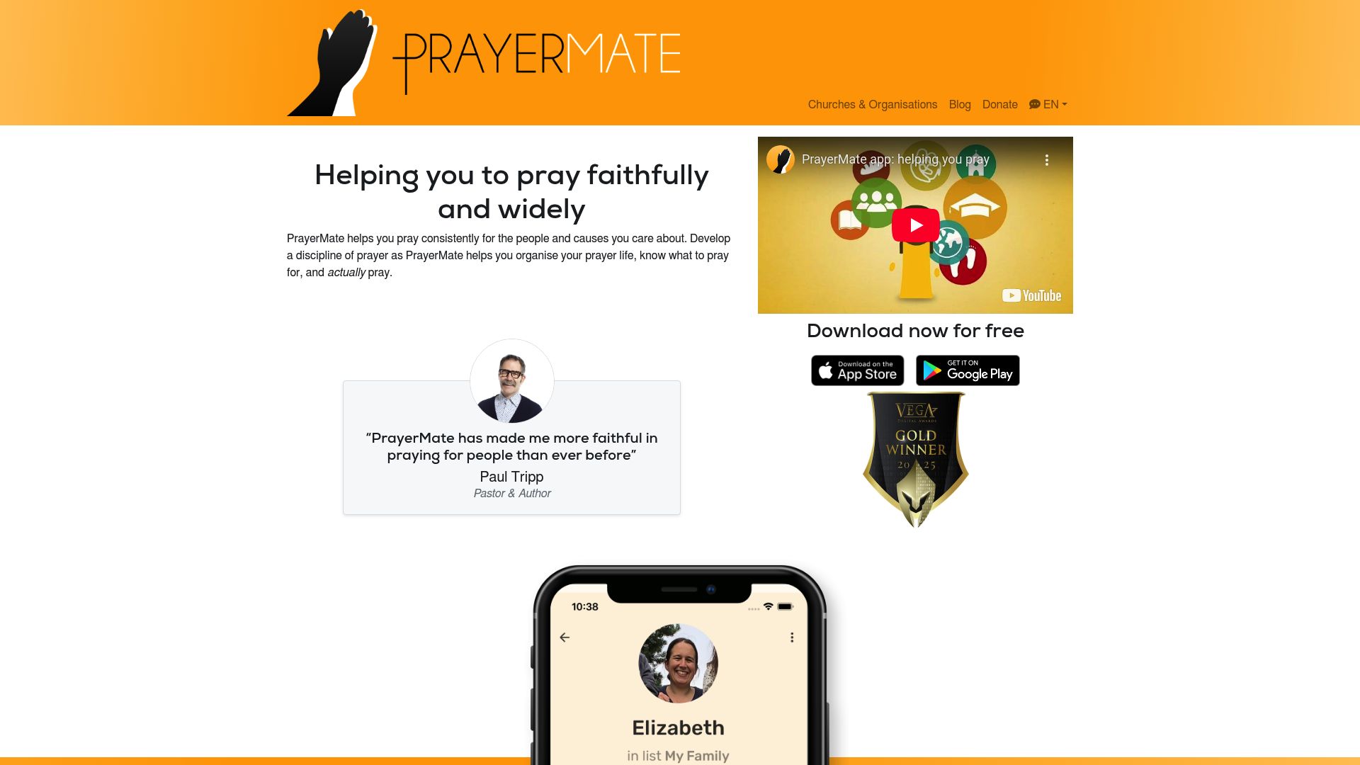 PrayerMate logo