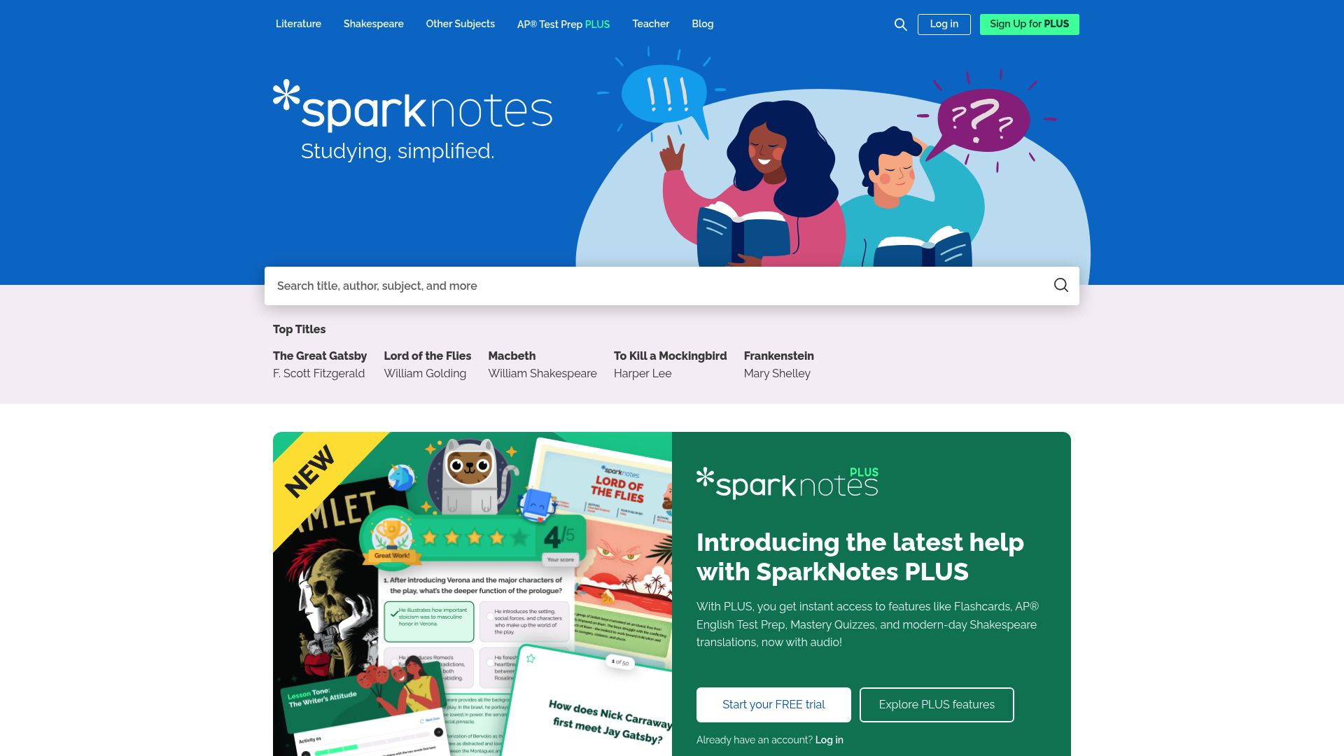 SparkNotes logo