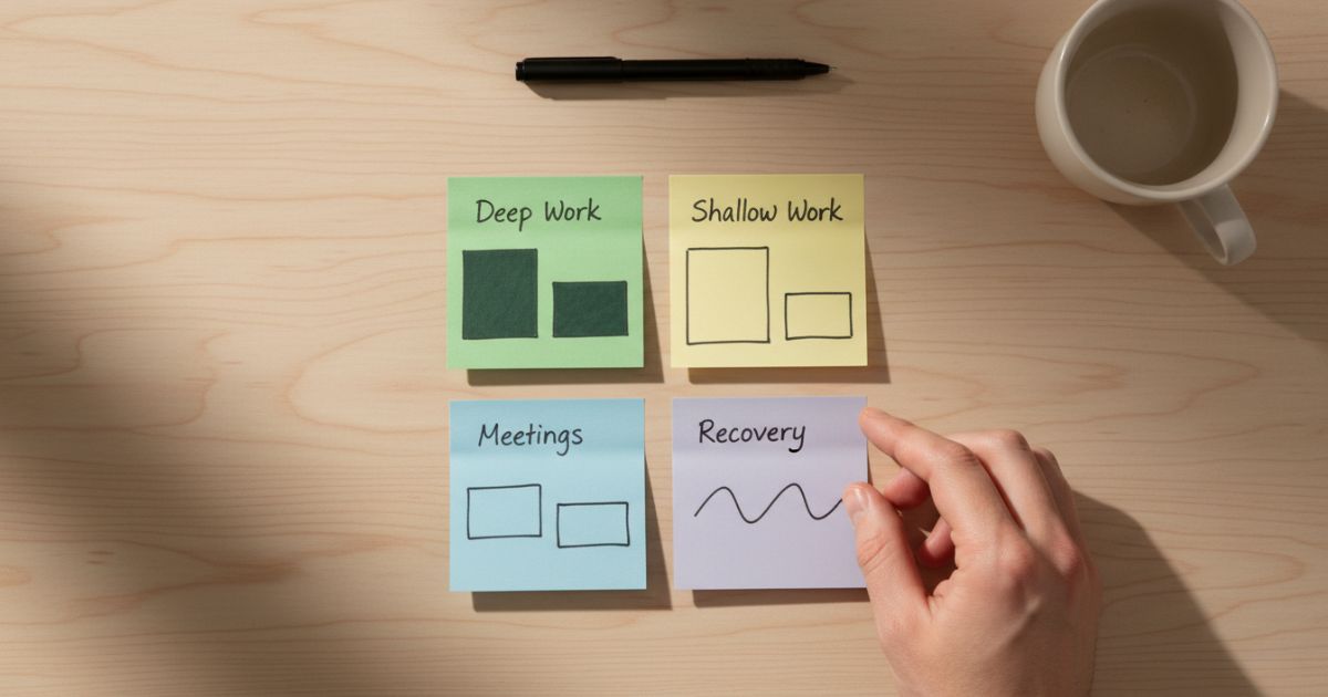 Time tracking simplified to four categories: discover your patterns without the overwhelm